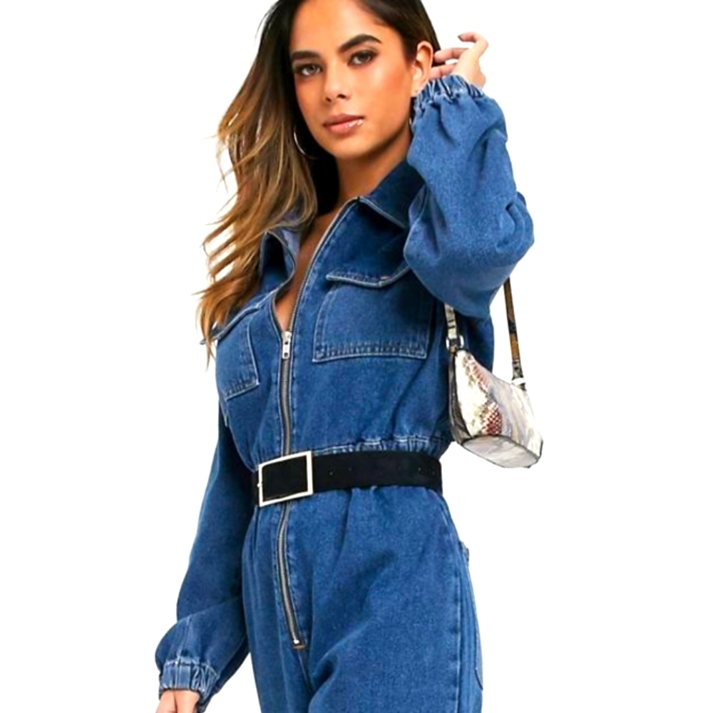 Denim jumpsuits